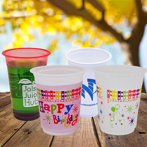 Printed Paper Cups and Glasses